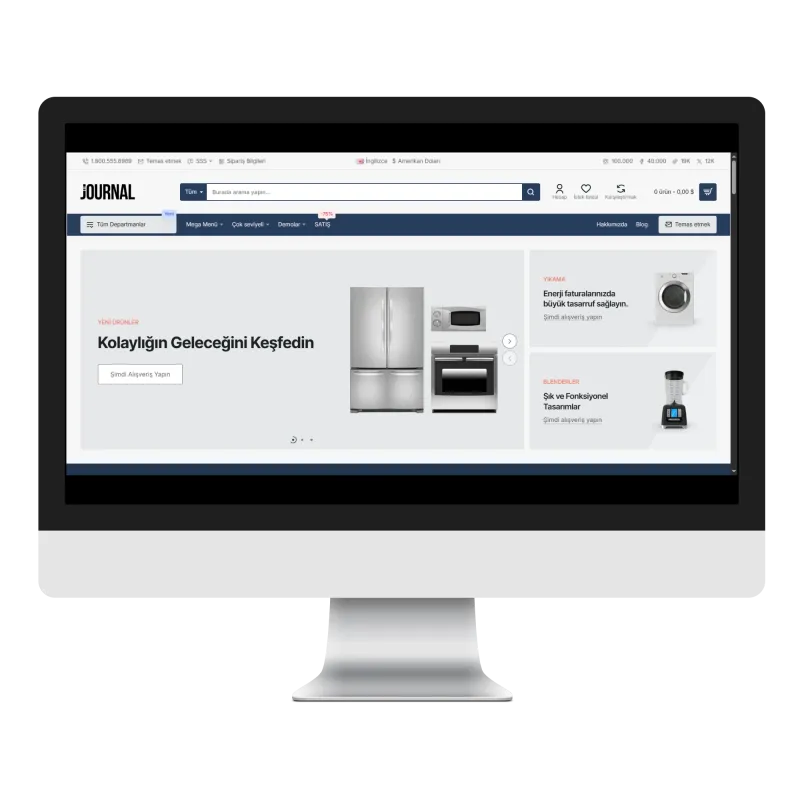 Journal3 Beyaz Eşya & Ev Teknolojileri Teması