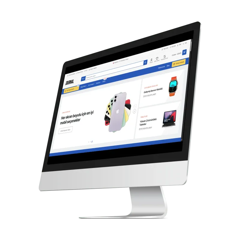 Journal3 Elektronik Mağaza Teması