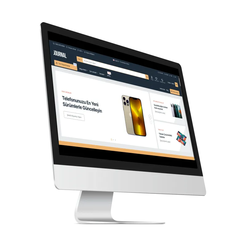 Journal3 Teknoloji & Aksesuar E-Ticaret Teması