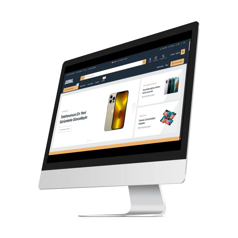 Journal3 Teknoloji & Aksesuar E-Ticaret Teması