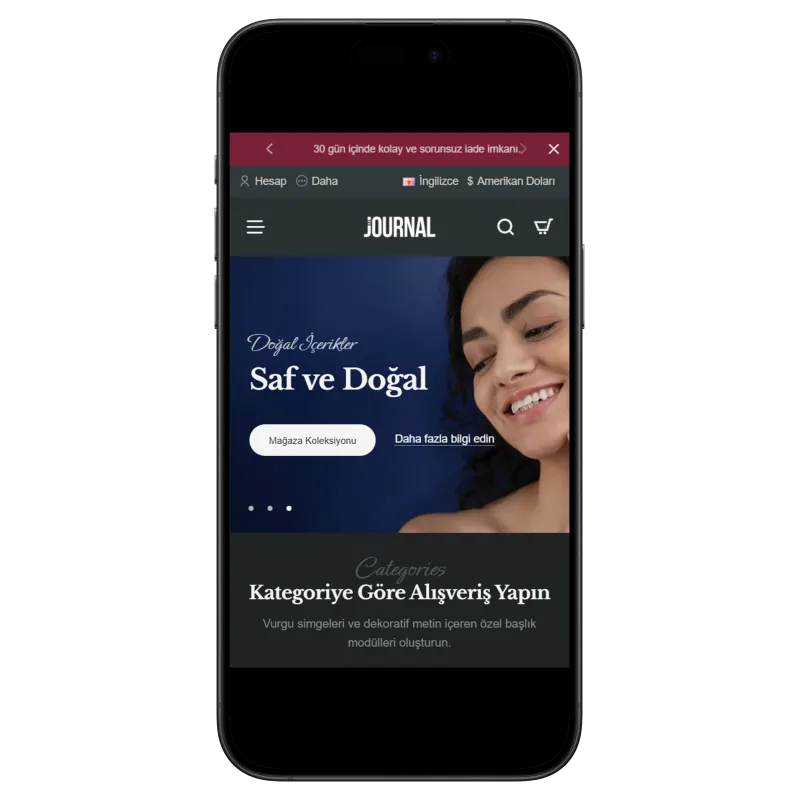 Journal3 Makyaj & Renkli Kozmetik Teması Journal3 Makyaj & Renkli Kozmetik Teması