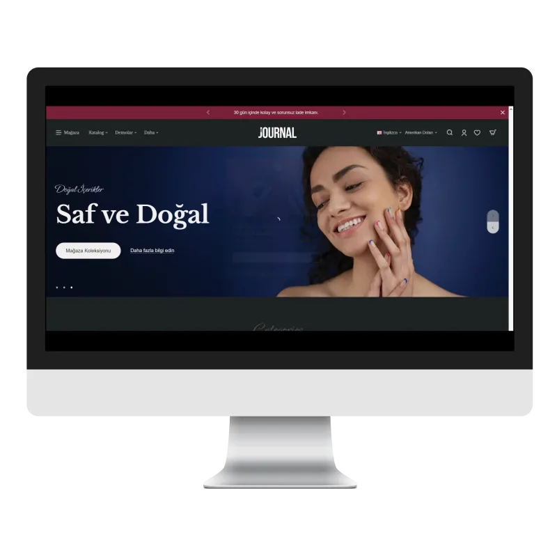 Journal3 Makyaj & Renkli Kozmetik Teması