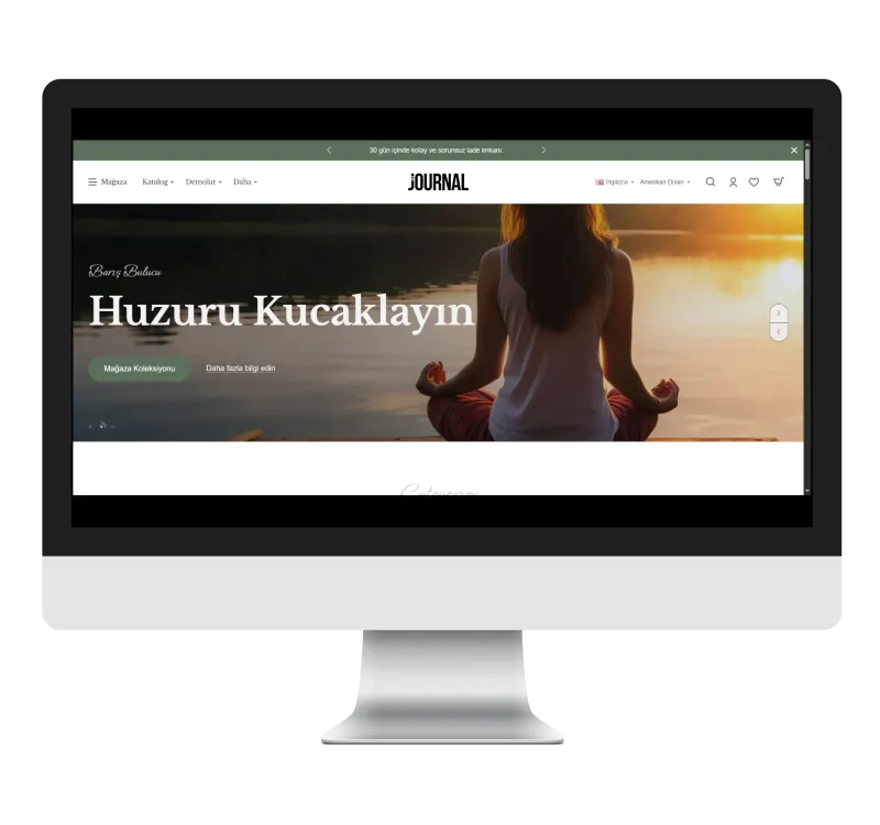 Journal3 Yoga & Wellness Ürünleri Teması