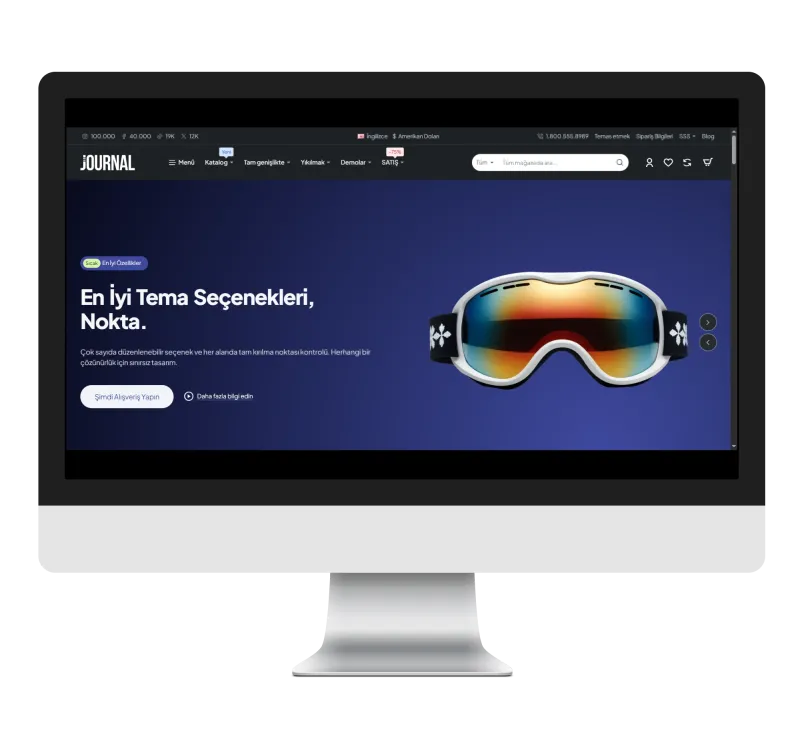 Journal3 Outdoor & Spor Ekipmanları Teması