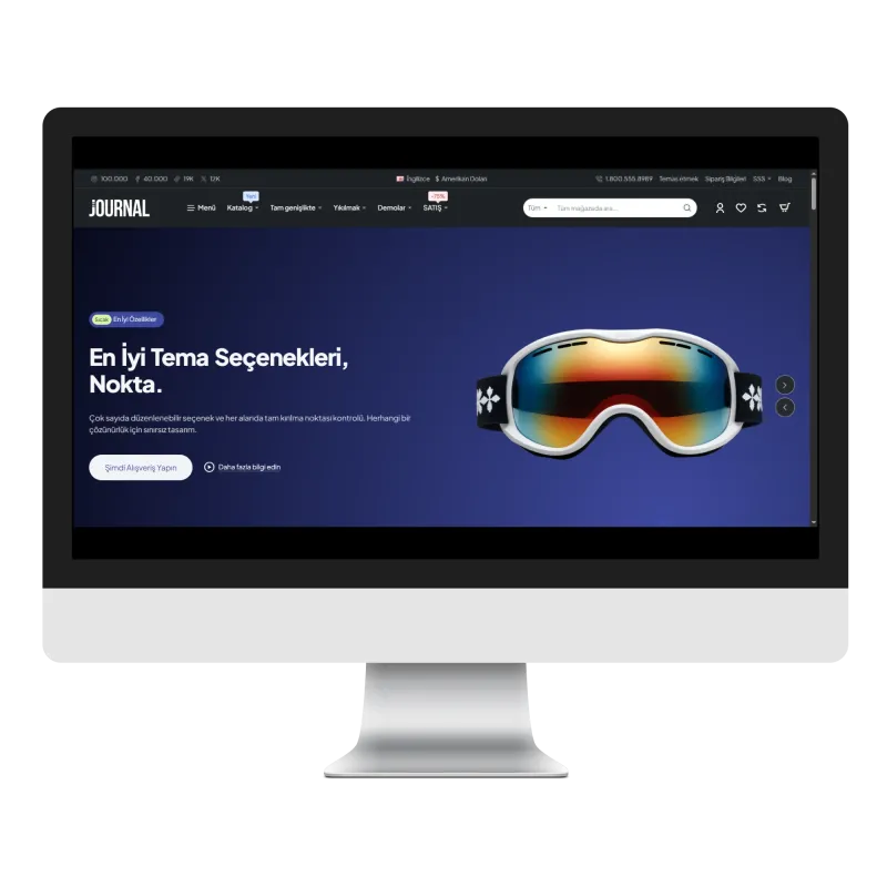 Journal3 Outdoor & Spor Ekipmanları Teması