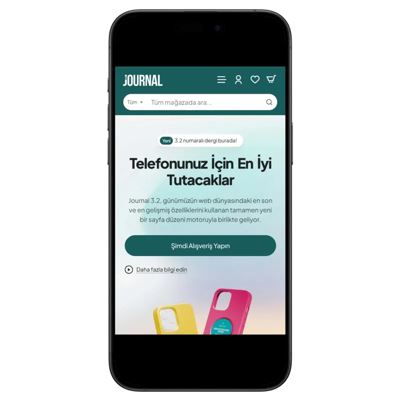 Journal3 VR & Teknoloji Mağazası Teması