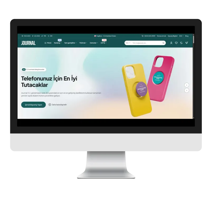 Journal3 VR & Teknoloji Mağazası Teması