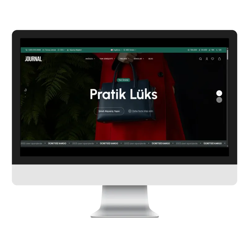 Journal3 Gelişmiş Slider & Vitrin OpenCart Teması