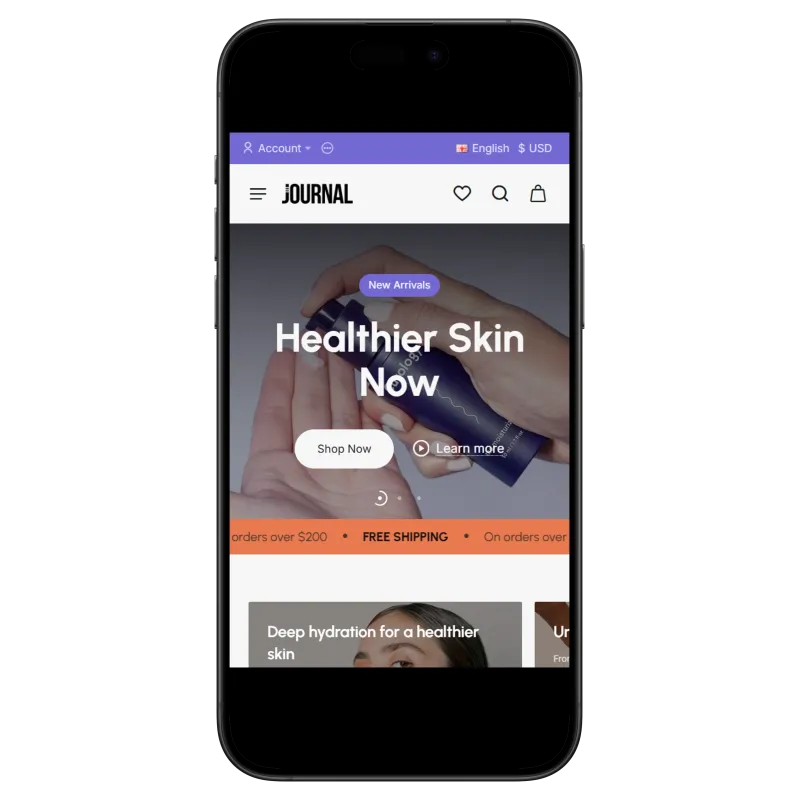 Journal3 Kozmetik & Beauty OpenCart Teması