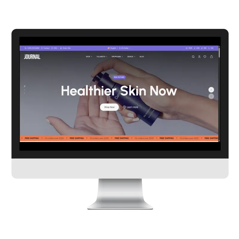 Journal3 Kozmetik & Beauty OpenCart Teması