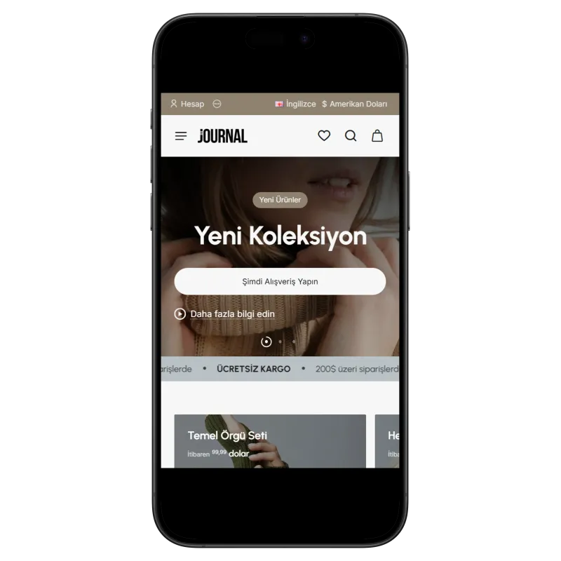 Journal3 Moda & Giyim OpenCart Teması