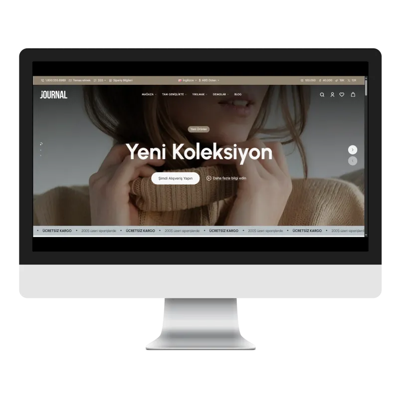 Journal3 Moda & Giyim OpenCart Teması