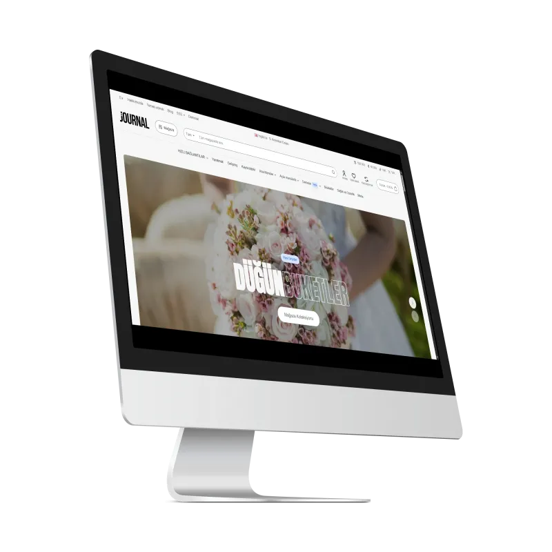 Journal3 Çiçekçi & Düğün Organizasyon Teması