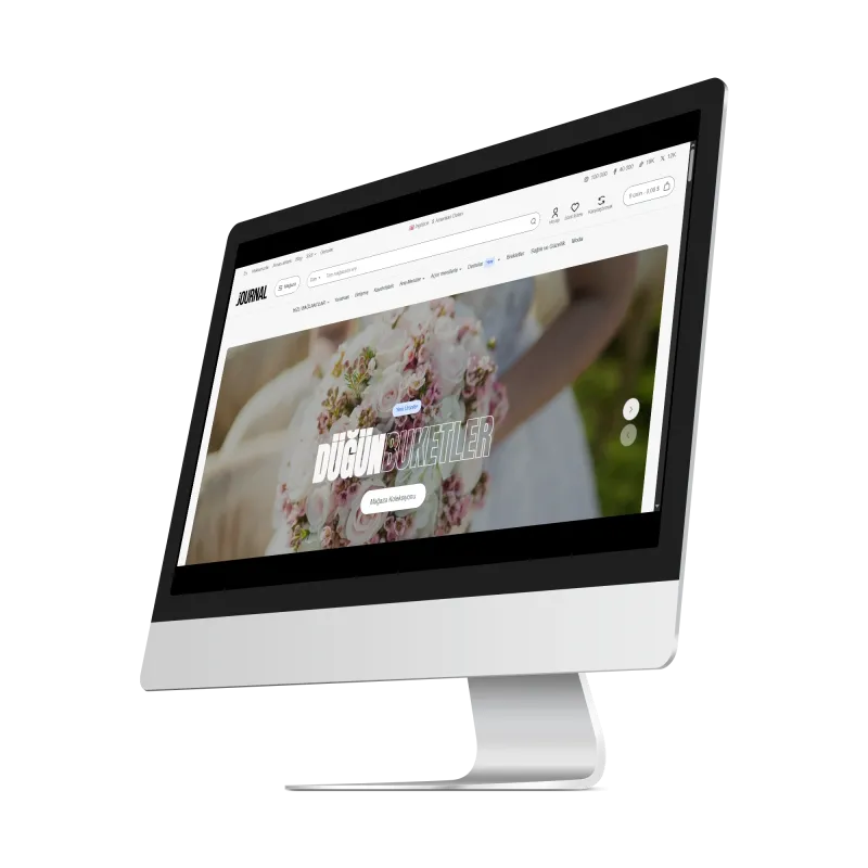 Journal3 Çiçekçi & Düğün Organizasyon Teması