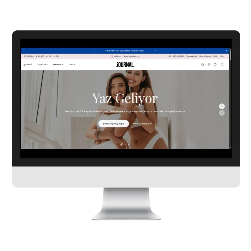 Journal3 Minimal Moda & Lifestyle Teması