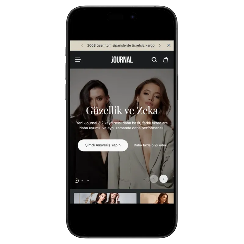 Journal3 Premium Kadın Giyim & Stil Teması