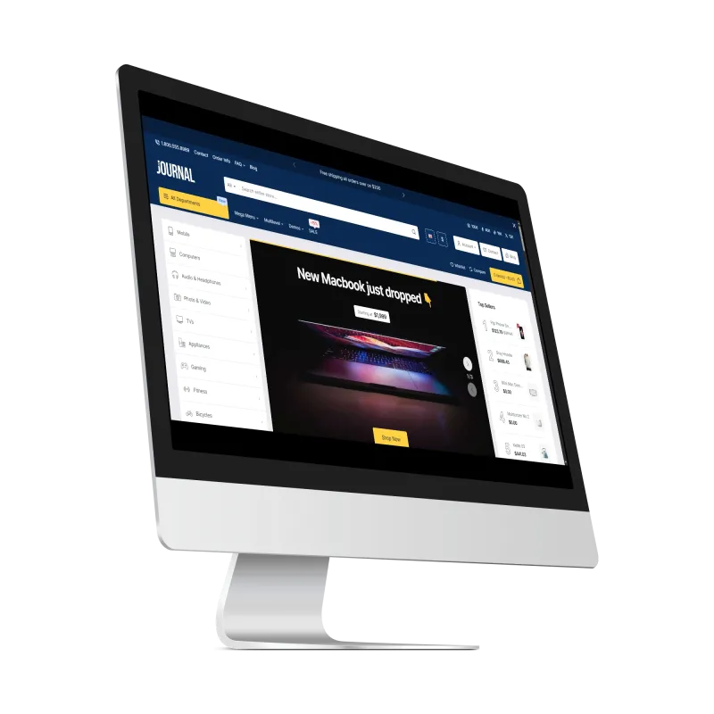 Journal3 Elektronik & Teknoloji Mağazası Teması