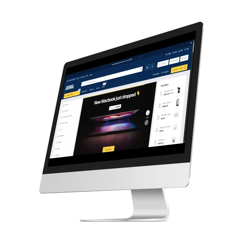 Journal3 Elektronik & Teknoloji Mağazası Teması