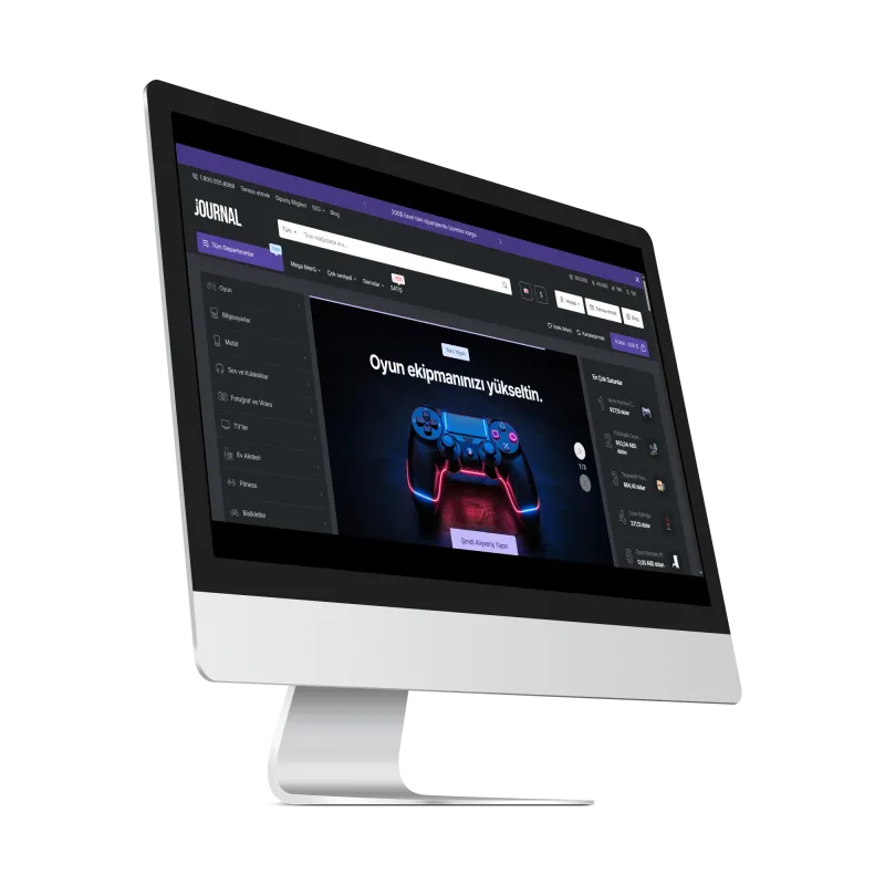 Journal3 Gaming & Dijital Ürünler Teması