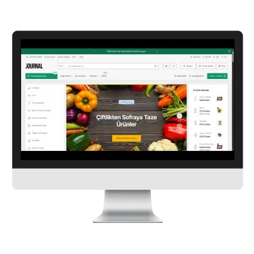 Journal3 Market & Gıda E-Ticaret Teması
