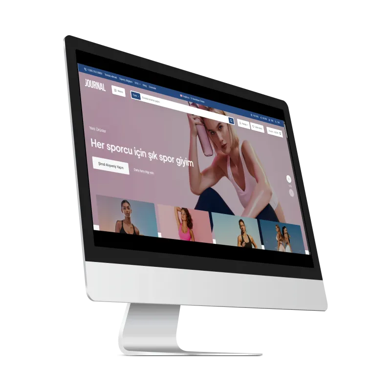 Journal3 Fitness & Spor Giyim Teması