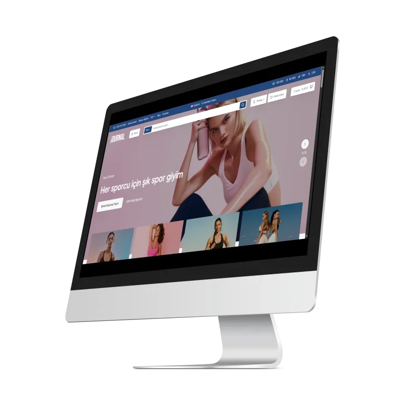 Journal3 Fitness & Spor Giyim Teması