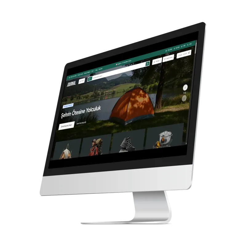 Journal3 Kamp & Outdoor Ekipmanları Teması