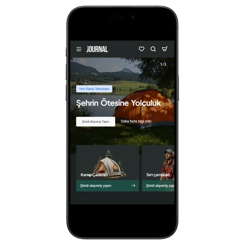 Journal3 Kamp & Outdoor Ekipmanları Teması Journal3 Kamp & Outdoor Ekipmanları Teması