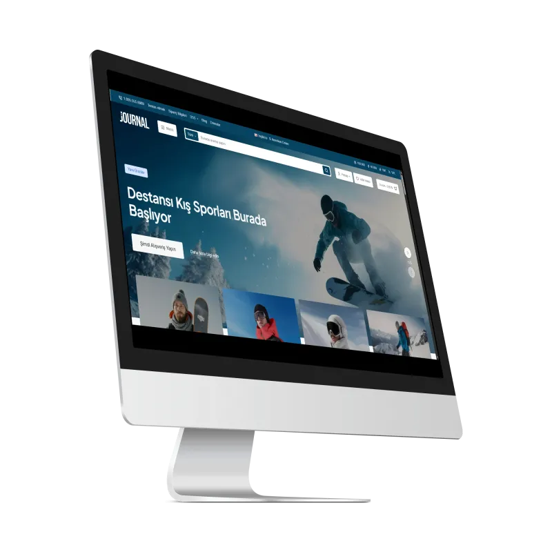 Journal3 Kış Sporları & Outdoor E-Ticaret Teması