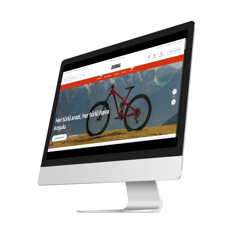 Journal3 Bisiklet & E-Bike Mağazası Teması