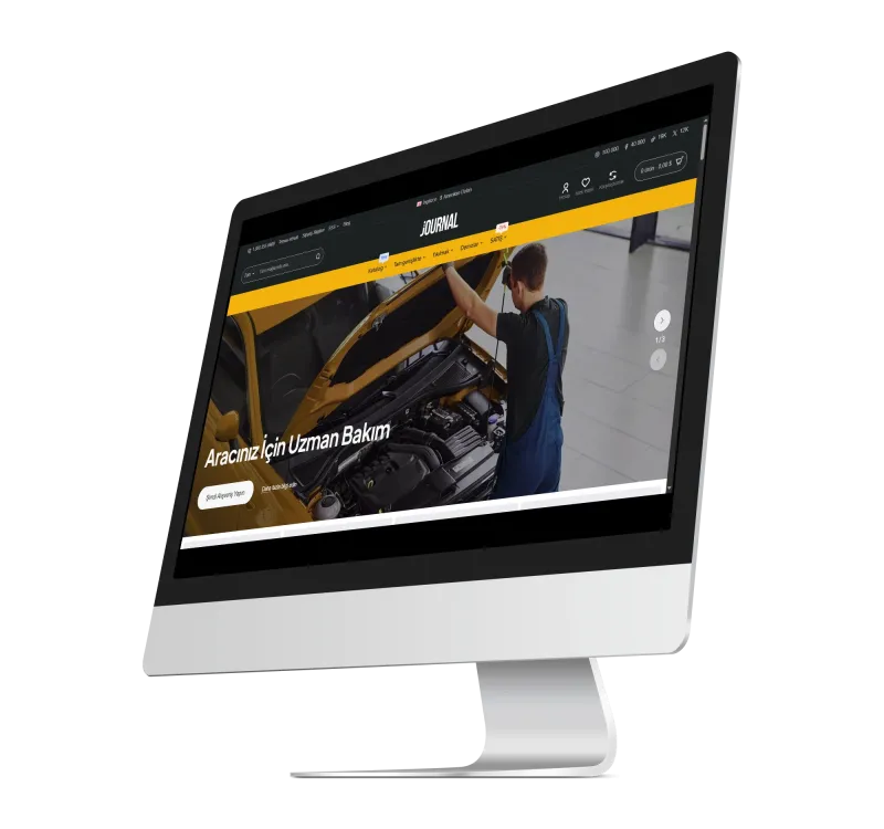 Journal3 Otomotiv & Servis E-Ticaret Teması