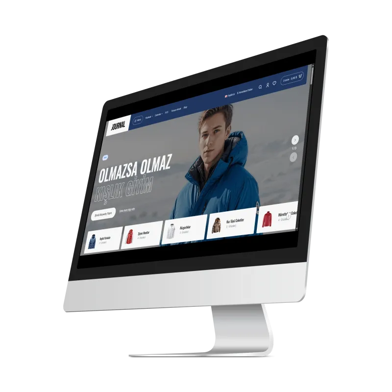 Journal3 Kışlık Giyim & Outdoor Moda Teması