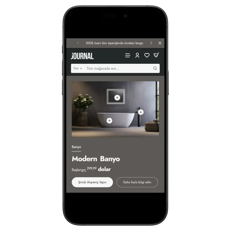 Journal3 Banyo & Premium İç Mekan Teması