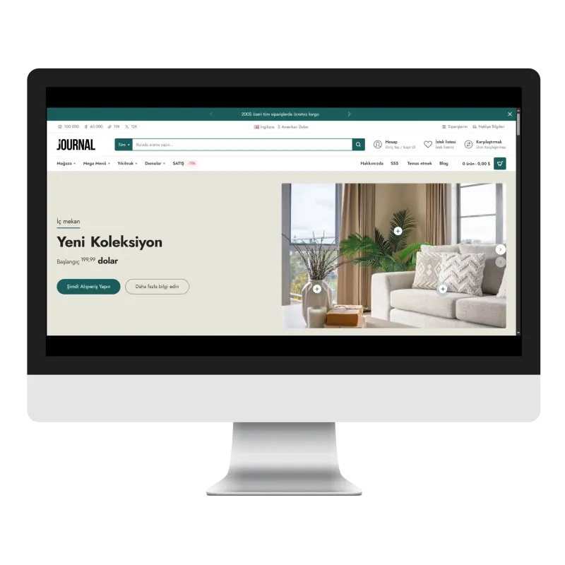 Journal3 Ev Dekorasyonu & Living Teması