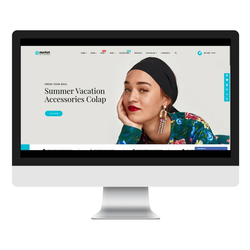 Opencart eMarket AuraX Teması