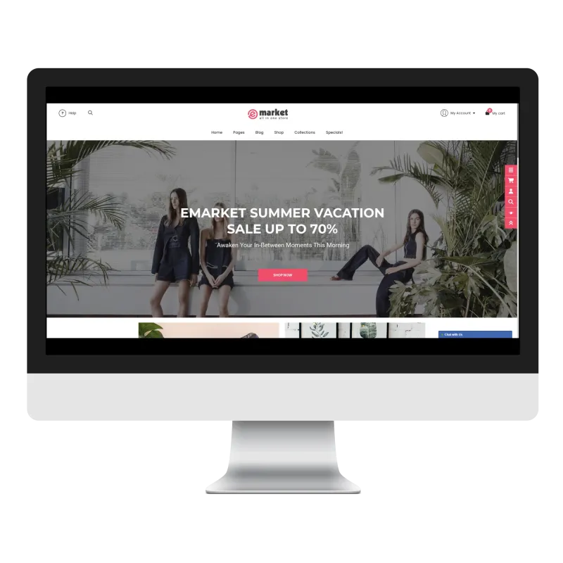 Opencart eMarket LookaX Teması