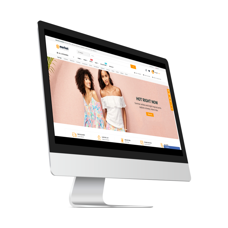 Opencart eMarket ModaX Teması