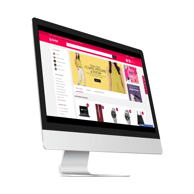 Opencart eMarket ClassyHub Teması