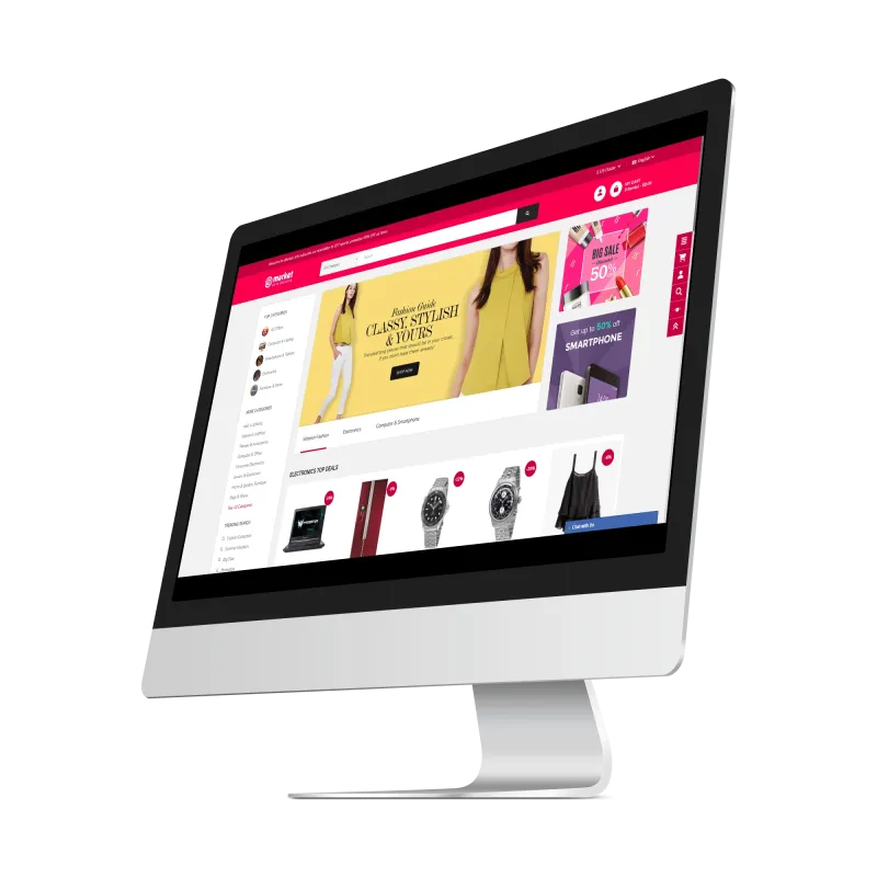 Opencart eMarket ClassyHub Teması