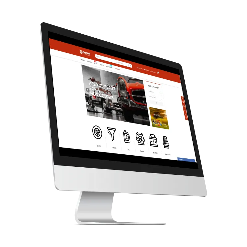 Opencart eMarket AutoForge Teması