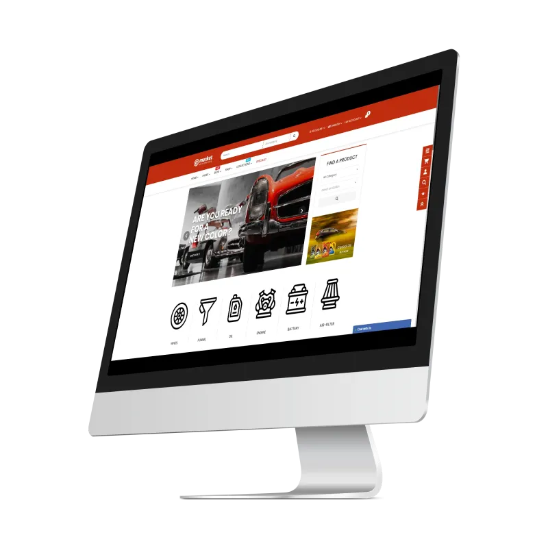 Opencart eMarket AutoForge Teması