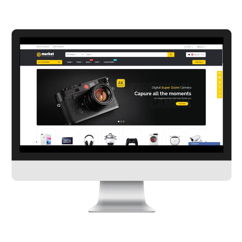 Opencart eMarket PixelGear Teması