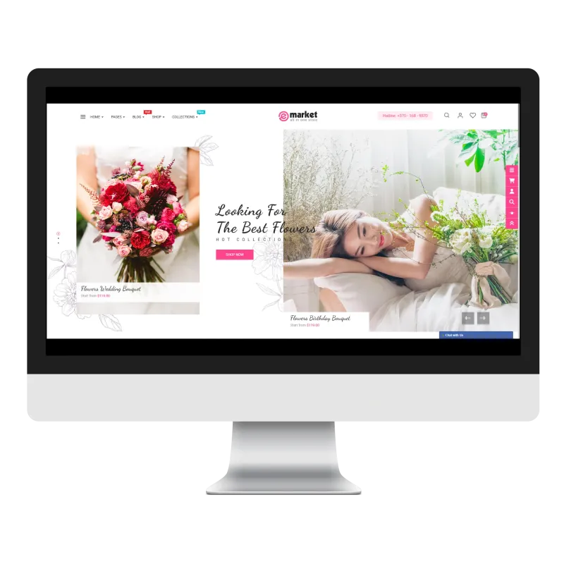 Opencart eMarket Luxbag Teması