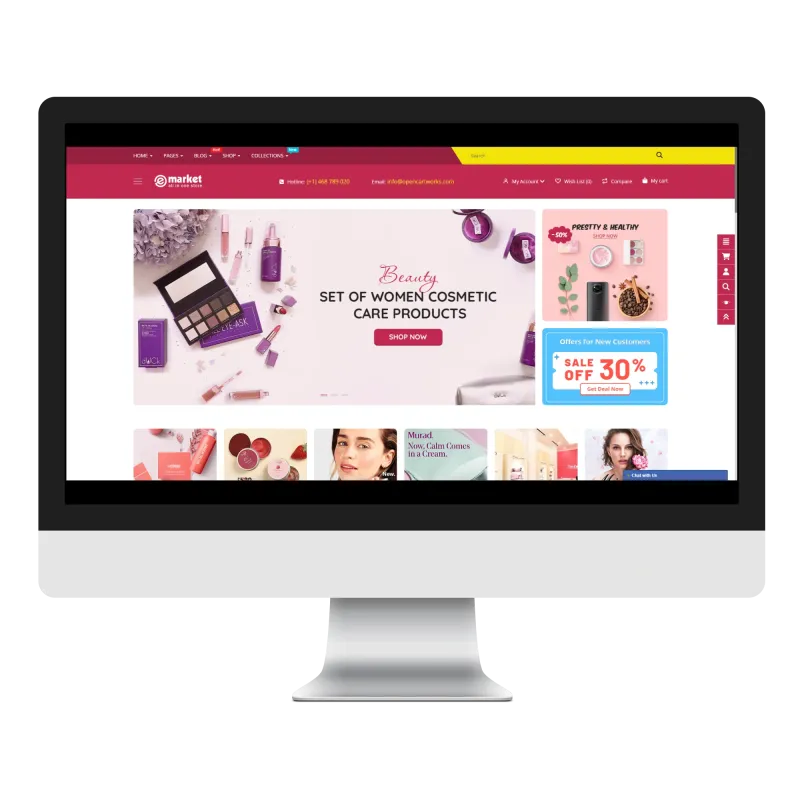 Opencart eMarket Rosélya Teması