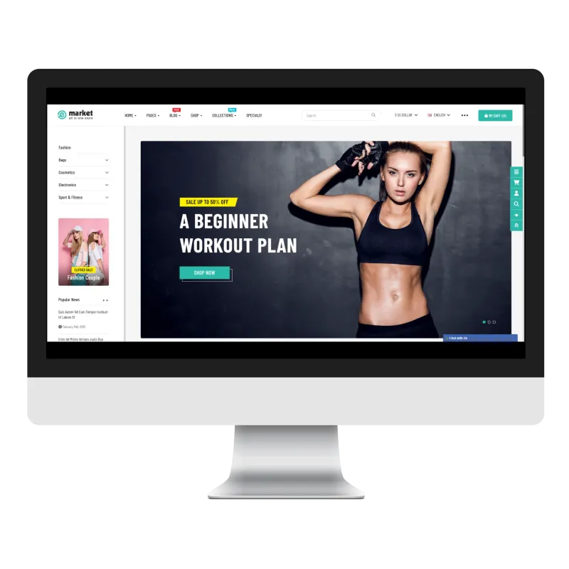 Opencart eMarket Pulse Teması