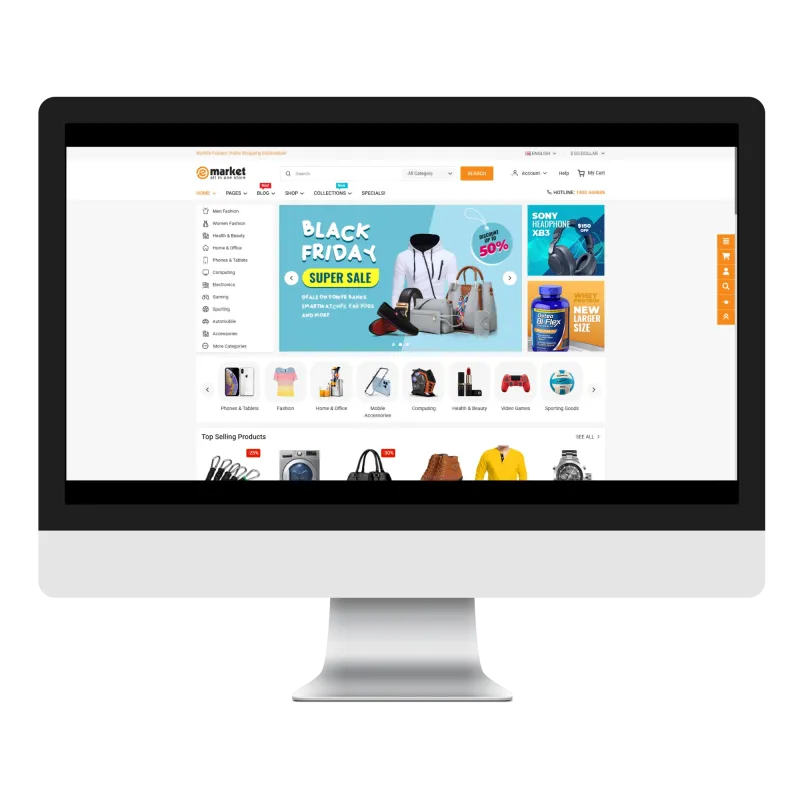 Opencart eMarket SaleX