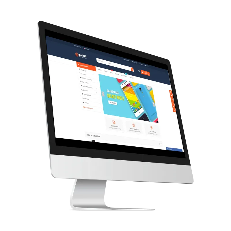 Opencart eMarket MobileX Teması