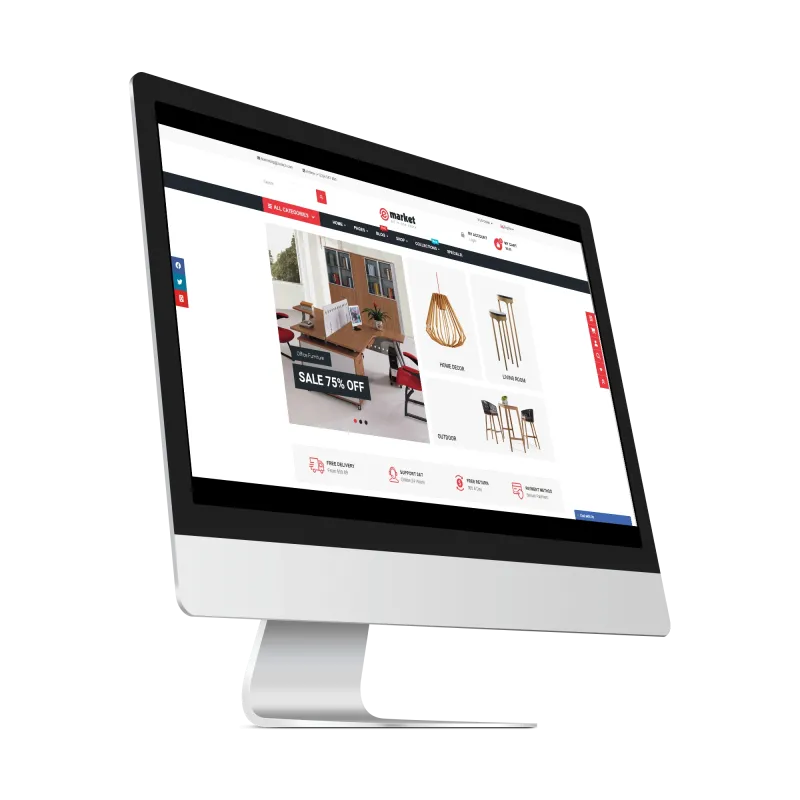 Opencart eMarket FurniX Teması