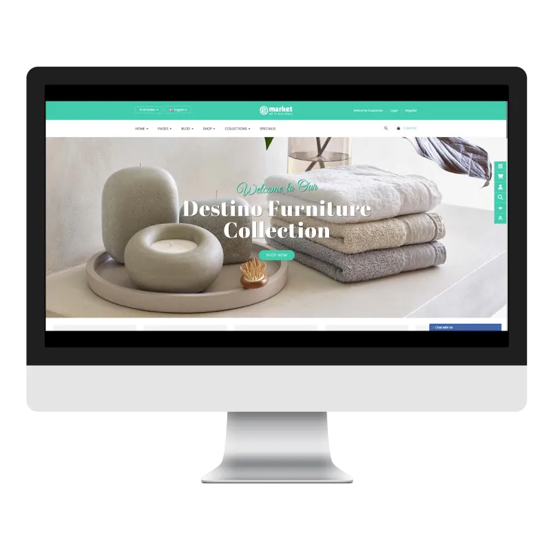 Opencart eMarket DecoZen Teması