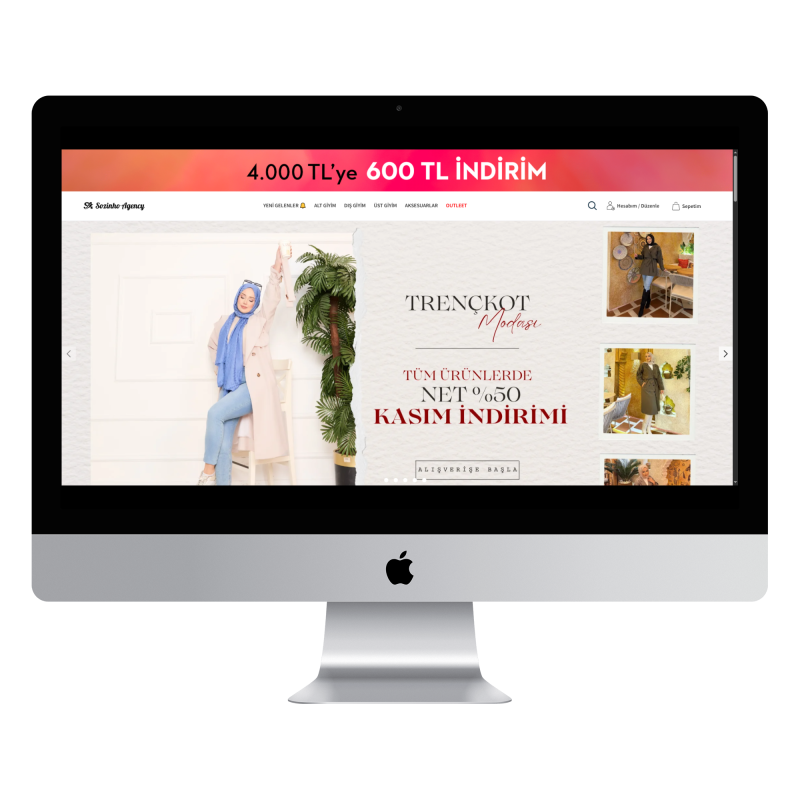 OpenCart Tesettür Giyim E-Ticaret Teması